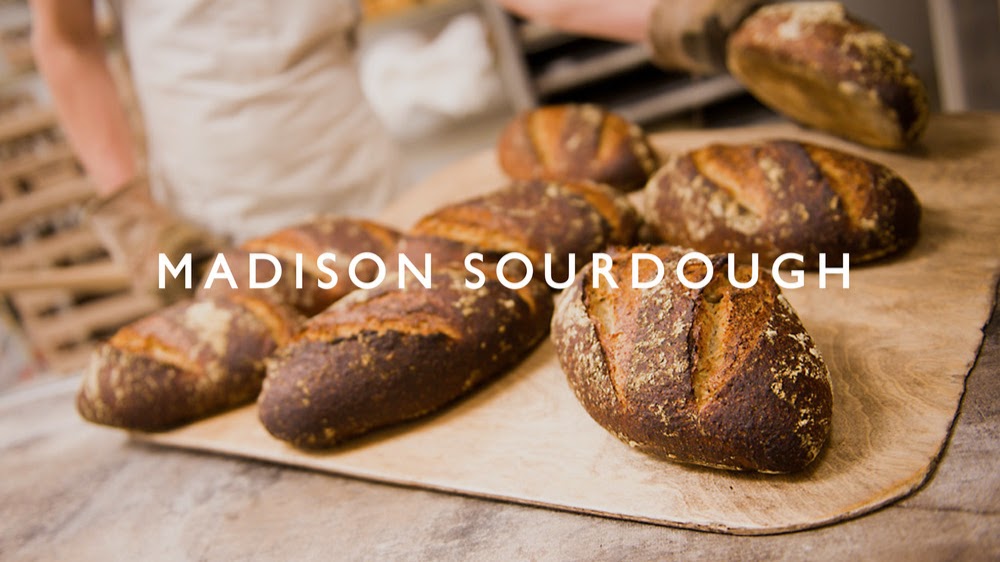Inside the Madison Sourdough bakery case